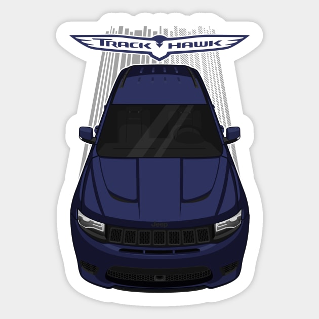 Jeep Grand Cherokee Trackhawk True Blue Blue Trackhawk Sticker